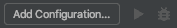 WebStorm add configuration button WebStorm add configuration button